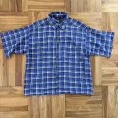 90s ポルトガル製 patagonia パタゴニア AC 半袖 ボタンシャツ
