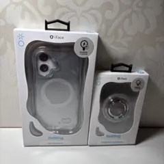 新品【iface BeBling1】iPhone16リングセット シルバー - メルカリ
