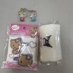 新品未開封　日焼けハローキティ ヘアクリップ