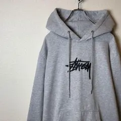Stussyスウェット パーカー グレー L メキシコ製 【大人気】
