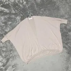 【エルーラ】（M）ボタンレスカーディガン アダストリア カジュアル 半袖