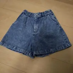 ピンクラテ　デニムショートパンツ　160cm