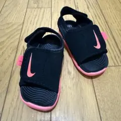 【値下げ】Nike ベビーサンダル 12cm ブラック/ピンク