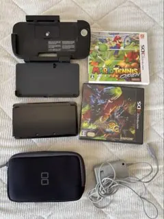 価格変更ニンテンドー3DS 本体とゲームソフト4本(ケース無しソフト2本写真2)