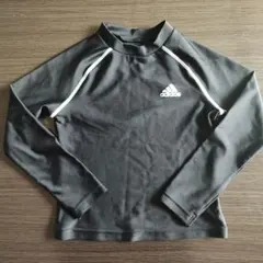 adidas ブラック ラッシュガード 長袖