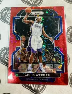 PANINI PRIZM クリス・ウェバー 赤100シリ サクラメント・キングス