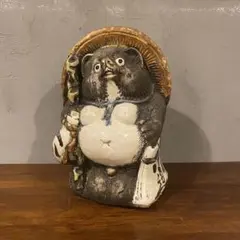 【希少】信楽焼　白たぬき　狸庵　骨董　アンティーク　ヴィンテージ　昭和レトロ byh4vgbJEotZvk2ALosgt3.jpg@jpg