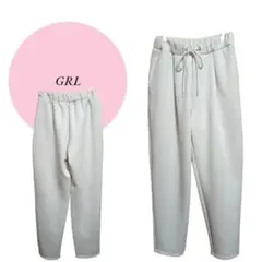 【グレイル】GRL♡カジュアルパンツ♡ウエストゴム♡左右ポケット♡シンプル【F】