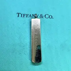 2527-2 【保存袋付き　美品】Tiffany タイピン シグネチャー 2025年最新】Yahoo!オークション -ティファニー タイピンの中古