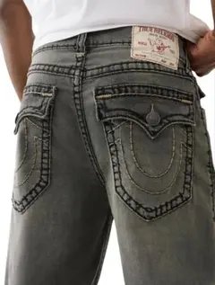 TRUE RELIGION】VINNY BLUE VELVET バギーパンツ - メルカリ
