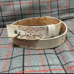 46インチ　バックル　取り付け用　レザーベルト　デザイン　型押し　ネイティブ系