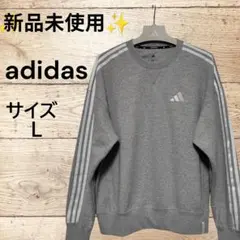♥大特価♥adidas エッセンシャルズ プラス ルーズフィット グレー《L》
