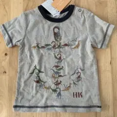 ハッカベビー新品！男の子の大好きな恐竜半袖ティシャツ！！可愛い！お値下げ！のサムネイル