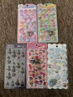 うるちゅるシールなど　5セットまとめ売り