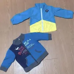 フード無しジャケット【80サイズ】【90サイズ】2着まとめ売り