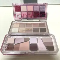 【3点セット】韓国コスメ アイシャドウ　ロムアンド　CLIO mude