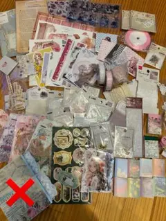 コラージュ素材　ステッカー