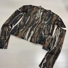 未使用タグ付きEMODAカモフラージュ柄 長袖カットソー/2way¥5490の品のサムネイル