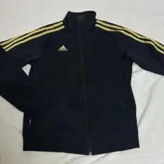 adidas ブラック ゴールド 黒 ジャージ トラックジャケット