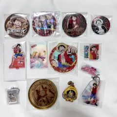 東京 ワンピースタワー 限定 缶バッジ 11種セット ルフィ ゾロ ナミ