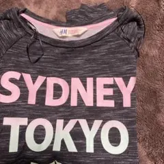 H&M SYDNEY TOKYO 七分袖Tシャツ