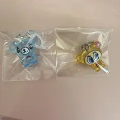 ナルミヤキャラクターズめじるしアクセサリー2個セット　ミント　はなちゃん