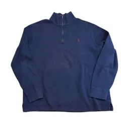 ラルフローレン ラルフ ハーフジップ スウェット トレーナー xl ビンテージ