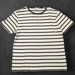 SUNSPEL ネイビー ストライプ ボーダー 半袖 Tシャツ イギリス製のサムネイル