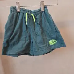 BESTロゴ入りハーフパンツ ダークグリーン