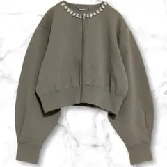 【美品】セルフォード ブルゾン ジャケット パール 上品 きれいめ 清楚