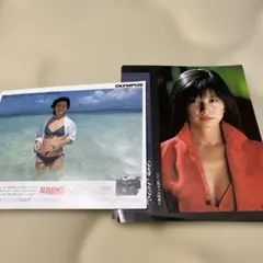 大場久美子20歳の超貴重な水着切り抜き2個セット‼️1980年。超美品‼️中島はるみ