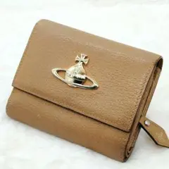 Vivienne Westwood 三つ折財布 キャメル