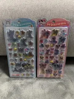 うるちゅるポップシール　ディズニー　ミッキー　ミニー　トム&ジェリー