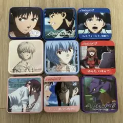 新世紀エヴァンゲリオン　チロルチョコ　缶　9個セット