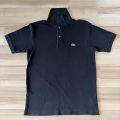 LACOSTE ブラック ポロシャツ US S