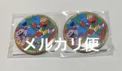 ユニバーサルスタジオジャパン usj 缶バッジ 25周年 エルモ