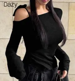 SHEIN Dazy ブラック オフショルダー　Lサイズ