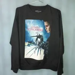 シザーハンズ　スウェットパーカー　トレーナー　ブラック　XLサイズ　ムービーT 古着 EDWARD SCISSORHANDS シザーハンズ 映画 ムービーTシャツ メンズS