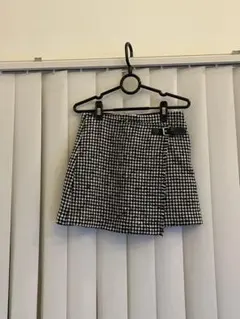 ZARA チェック柄ミニスカート