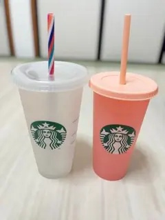 Starbucks リユーザブルカラーチェンジングコールドカップ 4個セット