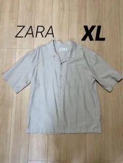 ザラ　ZARA 半袖シャツ　ベージュのサムネイル