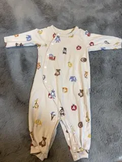動物とアルファベットのロンパース