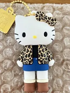 ハローキティ シークレットマスコットチャーム　ヒョウ柄