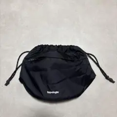 Topologie トポロジー リバーシブルバケット 巾着 ブラック バッグ単体