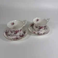 ロイヤルアルバート ラベンダーローズ カップ＆ソーサー 2客セット