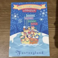 ディズニー 冬季限定 it's a small world スモワ ポストカード