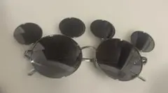 ミッキー型レンズサングラス