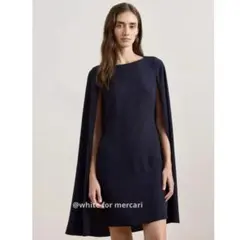 ラルフローレン 最高級ラグジュアリーライン ケープワンピース