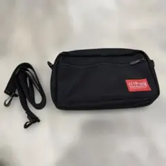 Manhattan Portage 黒ポーチ ストラップ付き