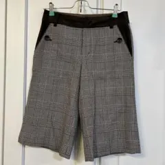 sacai グレンチェックショートパンツ　千鳥格子 sacai グレンチェック ベルテッド ショートパンツ サカイ ベルト